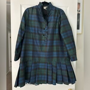 Black watch Tate dress- Tuckernuck